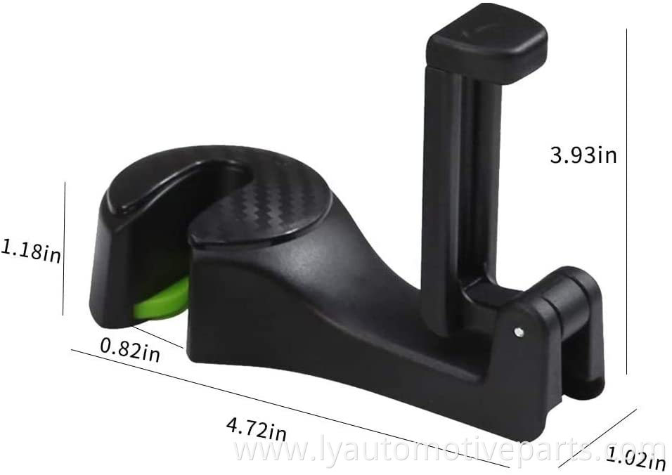 Car Seat Hook for Car 1 Unit - Back Seat Organizer Hanger Storage Hook Cellphone Holder